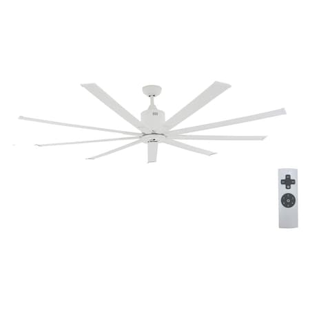 Iliving iLiving 72-Inch, 6 feet HVLS 9 Blades BLDC Big Ceiling Fan, Reversible, 9900 CFM with IR Remote ILG8HVLS72
